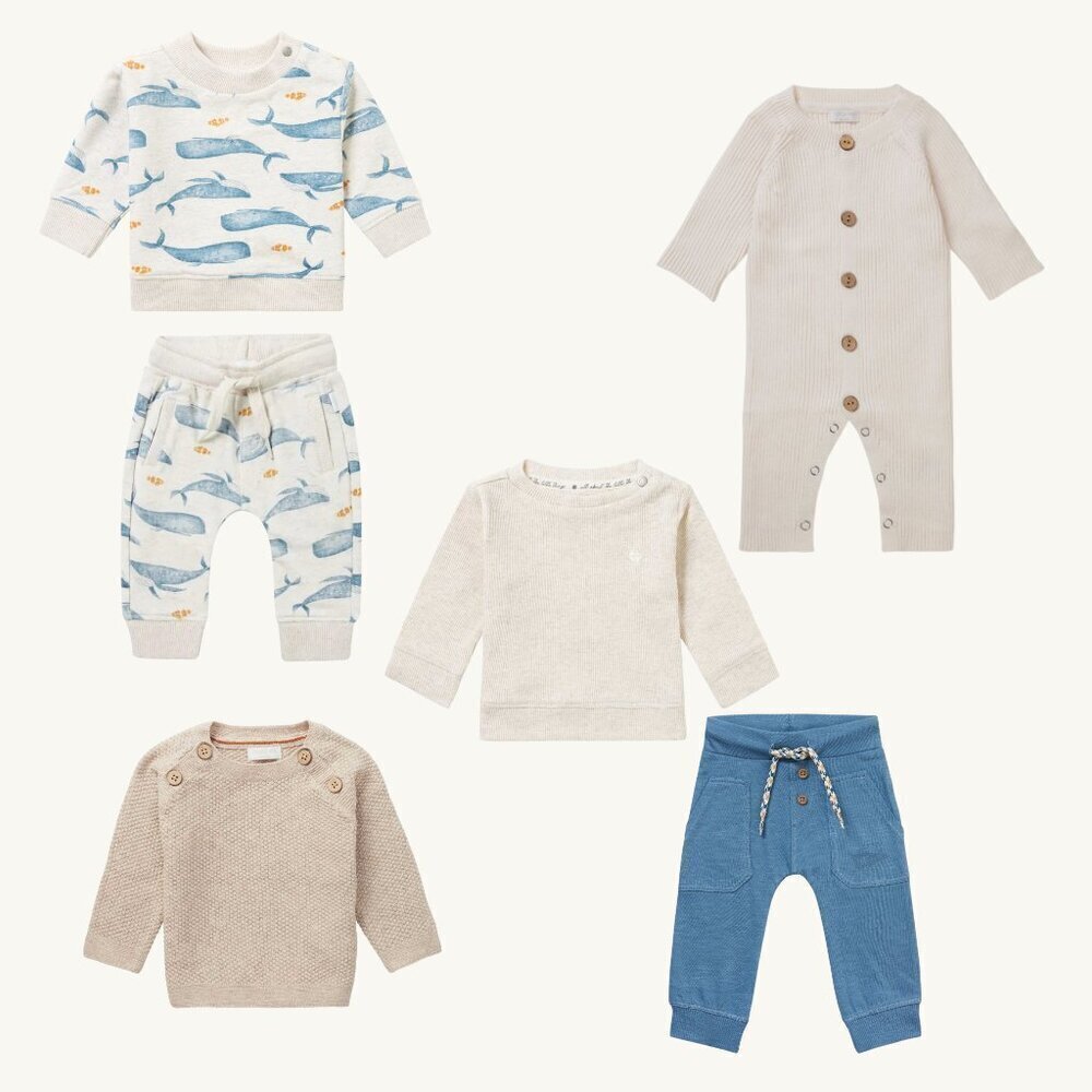 NWT - Organic premium European brand wardrobe for baby boy​​​​​